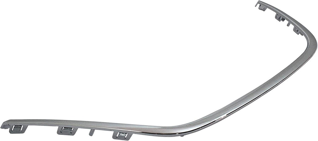 Evan-Fischer Bumper Trim Molding Compatible with Hyundai Sonata 09-10 Front Upper Chrome