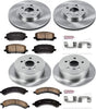 KOE4531 Autospecialty Front and Rear Replacement Brake Kit-Oe Brake Rotors & Ceramic Brake Pads