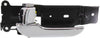 for Kia Sedona Interior Door Handle Front, Driver Side Chrome (2002-2005) | with Door Lock Button| Trim: EX