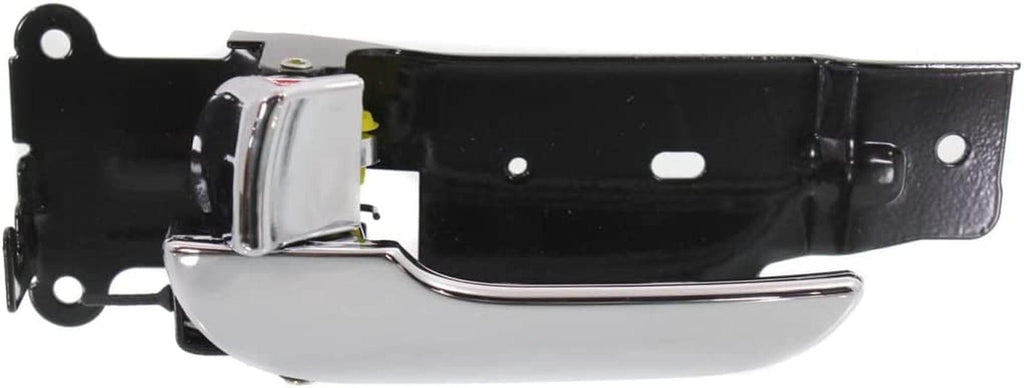 for Kia Sedona Interior Door Handle Front, Driver Side Chrome (2002-2005) | with Door Lock Button| Trim: EX