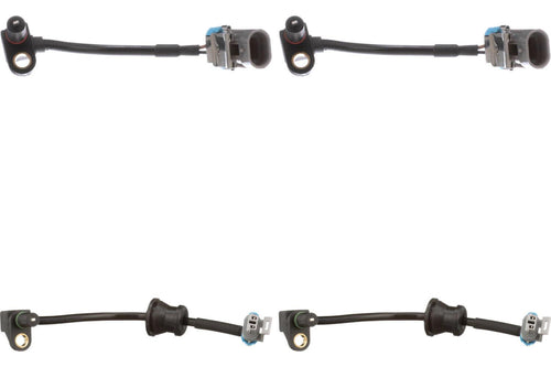 Front & Rear SET ABS Wheel Speed Sensor for 2005-2006 Chevrolet Equinox (58154)