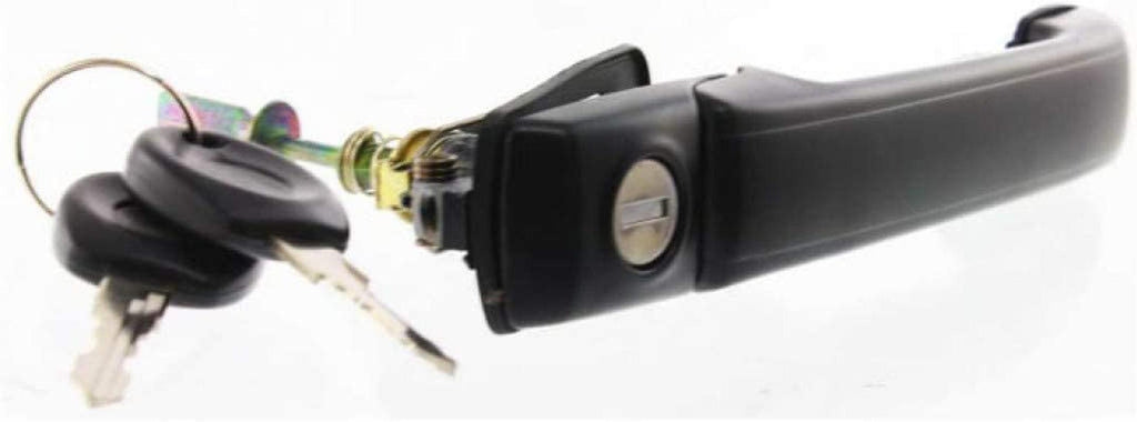 Compatible with Volkswagen Golf 1993-1999 Exterior Door Handle Driver or Passenger Front, Side Black | with Key Hole | Trim:All Submodels | VW1311103 | 1HM8372083FZ