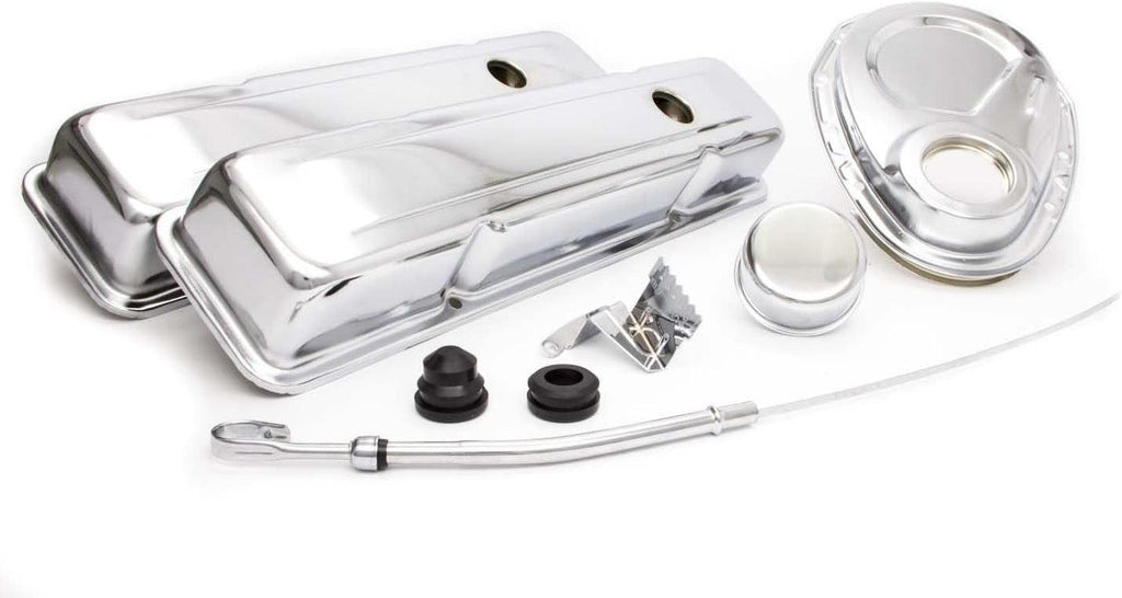 R3023 Engine Dress-Up Kit with Short Valve Cover for Small Block Chevy