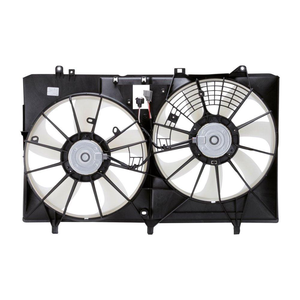 Dual Radiator and Condenser Fan Assembly Fits 2016 Toyota Sienna