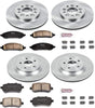 KOE2828 Autospecialty Front and Rear Replacement Brake Kit-Oe Brake Rotors & Ceramic Brake Pads