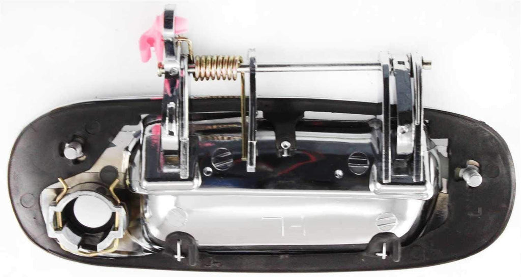 Front and Rear Exterior Door Handle Compatible with 2002-2009 GMC Envoy Set of 4 All Chrome Passenger and Driver Side