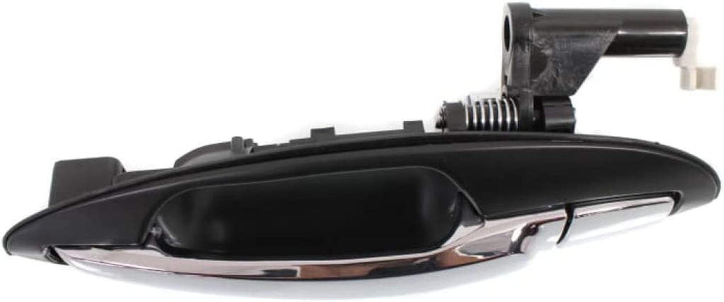 for Kia Optima Exterior Door Handle Rear, Driver Side Black Bezel with Chrome Lever (2001-2006) | Trim:All Submodels | KI1520111 | 836503C021