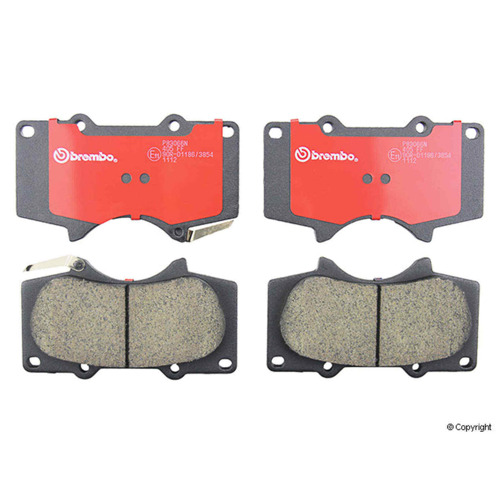 Front Disc Brake Pad Set for Tacoma, GX460, 4Runner, FJ Cruiser+More (P83066N)