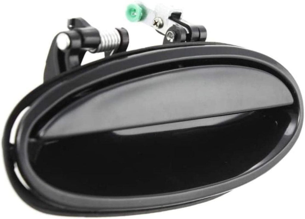 For Buick Lesabre Exterior Door Handle Rear Driver Side Smooth Black 2000-2005 | Trim:All Submodels