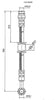 Centric Brake Hydraulic Hose for 1982-1983 Accord 150.40009