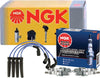 NGK Wire & 4 Iridium IX Platinum Spark Plugs Kit for Chevrolet Daewoo 1.6 L4