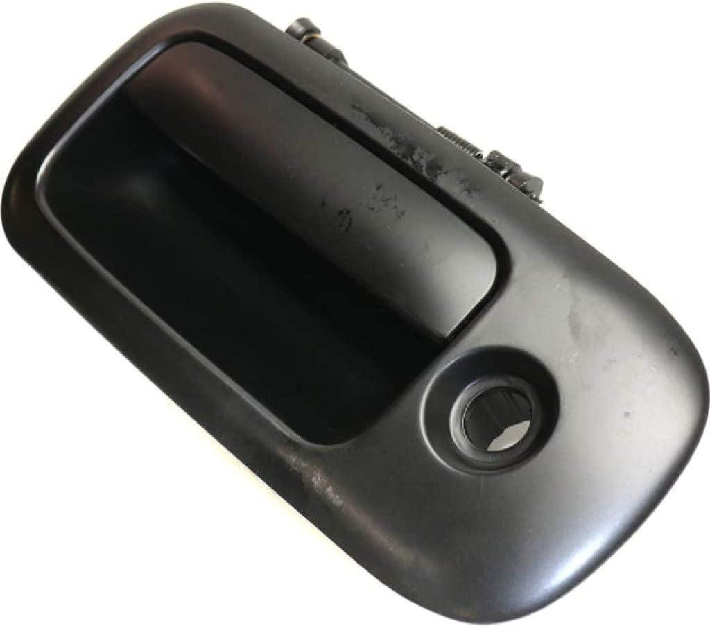 for GMC Savana 1500 Exterior Door Handle Front, Driver Side Smooth Black (2010-2014) | with Key Hole| Trim:All Submodels