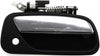 Compatible with Toyota T100 Exterior Door Handle Front, Passenger Side Black Bezel with Chrome Lever (1993-1998) | with Key Hole | Trim:All Submodels | TO1311135 | 6921034020