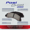 Centric 105.08220 Posi Quiet Premium Ceramic Disc Brake Pad Set for Select Scion and Toyota Model Years