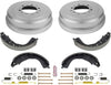 KOE15373DK Autospecialty Rear Replacement Brake Kit-Oe Brake Drums & Ceramic Brake Pads