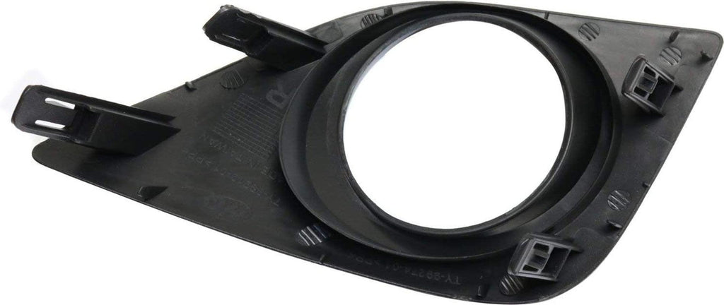 Fog Light Trim Compatible for 2015-2016 Toyota Corolla Left Driver and Right Passenger Primed