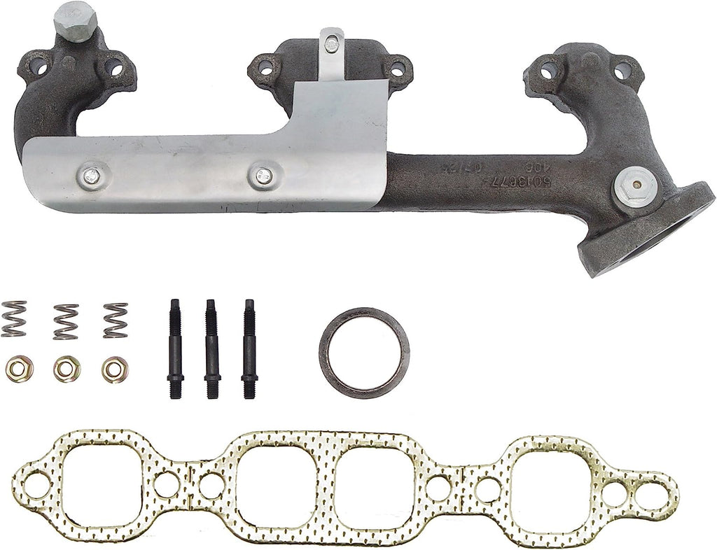 Dorman 674-157 Driver Side Exhaust Manifold Kit - Includes Required Gaskets and Hardware Compatible with Select Chevrolet / GMC Models,Black