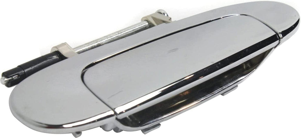 Aftermarket Rear Exterior Door Handle Compatible with 2000-2005 Toyota Echo All Chrome, Set of 2, Driver and Passenger Side