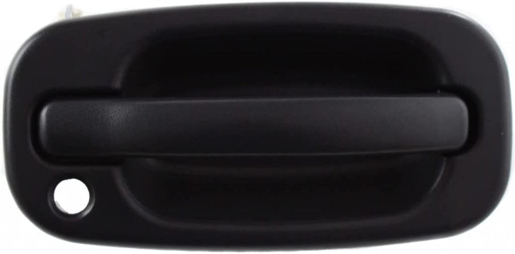 for Chevy Silverado 3500 Exterior Door Handle Front Passenger Side Textured Black 2001-2006 | with Key Hole | Trim: Base/Ls/Lt | GM1311129 | 15034986