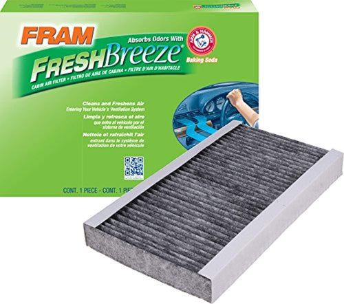 Fresh Breeze Cabin Air Filter Replacement for Car Passenger Compartment W/ Arm and Hammer Baking Soda, Easy Install, CF10259 for Land Rover Vehicles