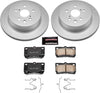 CRK2977 Coated Brake Rotor & Ceramic Brake Pads- Rear