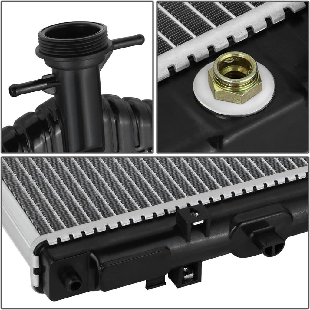 OEM-RA-13341 OE Style 1-Row Aluminum Cooling Radiator Compatible with 2012-2015 Camaro 3.6L AT