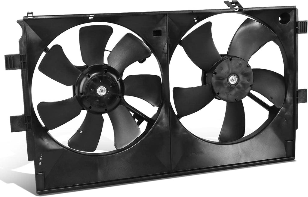 OEM-RF-0837 Factory Style Radiator Fan Assembly Compatible with 13-15 Mitsubishi Outlander Sport/Rvr