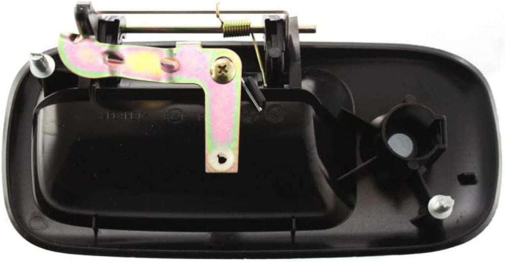 for Chevy Express 1500 Exterior Door Handle Front Passenger Side | Textured Black 2003-2009 | with Key Hole | Trim: All Submodels | GM1311152 | 25989398