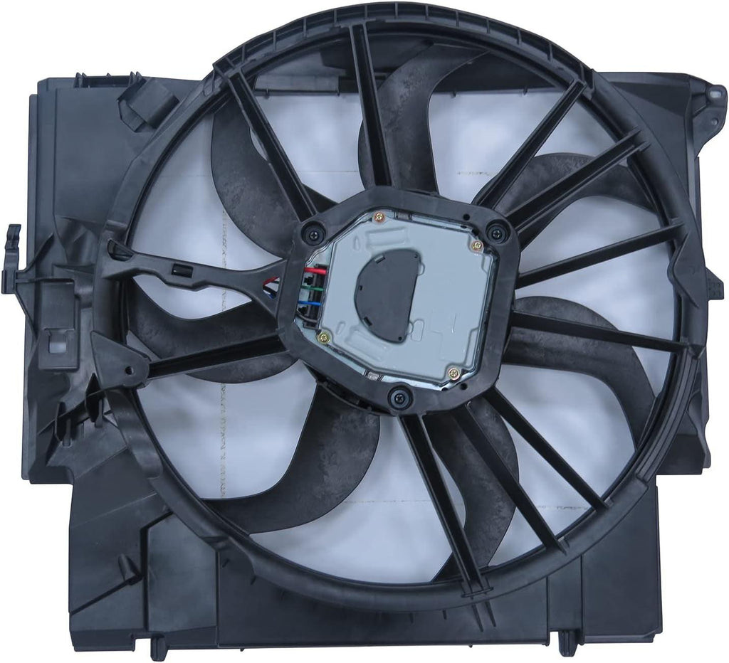 623430 Compatible with BMW Replacement Cooling Fan Assembly , Black