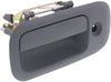 for GMC Savana 3500 Exterior Door Handle Front, Driver Side Textured Gray (1996-2002) | with Key Hole | Trim: Base/Sle | GM1310143 | 15167641