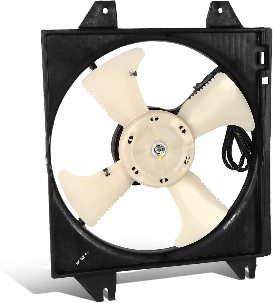 OEM-RF-0825 Factory Style A/C Condenser Fan Assembly Compatible with 99-03 Mitsubishi Galant 2.4L