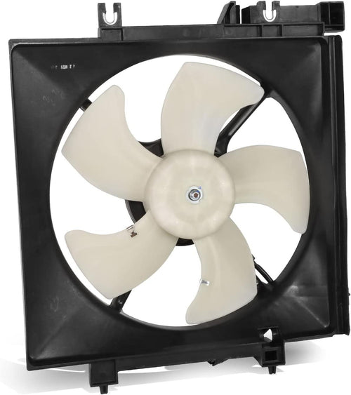 Factory Style Radiator Fan Assembly Compatible with 03-08 Subaru Forester 2.5L,OEM-RF-0924