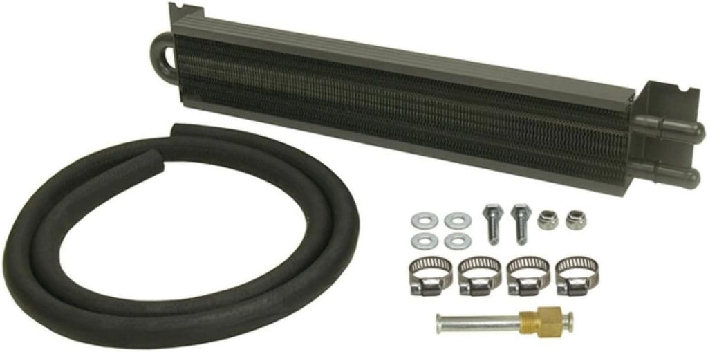 13220: Fluid Cooler, Transmission, Tube and Fin, Aluminum/Copper, Black, 1 1/2 In. X 17 In. X 1 1/2 In, Each