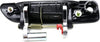 for Honda Civic Exterior Door Handle Front, Driver Side Smooth Black Bezel with Chrome Lever (2001-2005) | with Key Hole| Trim:All Submodels