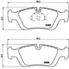 Brembo Front Disc Brake Pad Set for BMW (P06024)