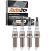 4 Pc Autolite Double Platinum Spark Plugs Compatible with Hyundai Elantra GT 2.0L L4 2013-2019