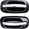 Exterior Door Handle Set of 2 Compatible with 2000-2006 Chevrolet Tahoe, Fits 2000-2006 GMC Yukon, Fits 2002-2006 Cadillac Escalade Front, Driver and Passenger Side GM1311187