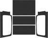 50604 Leather Look Black Sound Deadening Headliner Compatible with 4-Door Jeep Wrangler JL Unlimited (2004-2006)
