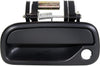 for Toyota Tundra Exterior Door Handle Front, Driver Side Textured Black (2000-2006) | with Key Hole | Trim: Base/Sr5/Limited | TO1310124 | 6922034030