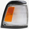 For Toyota Pickup Corner Light 1992 93 94 1995 Passenger Side | Clear & Amber Lens | W/Black Trim | 2WD | TO2521127 | 8161035080