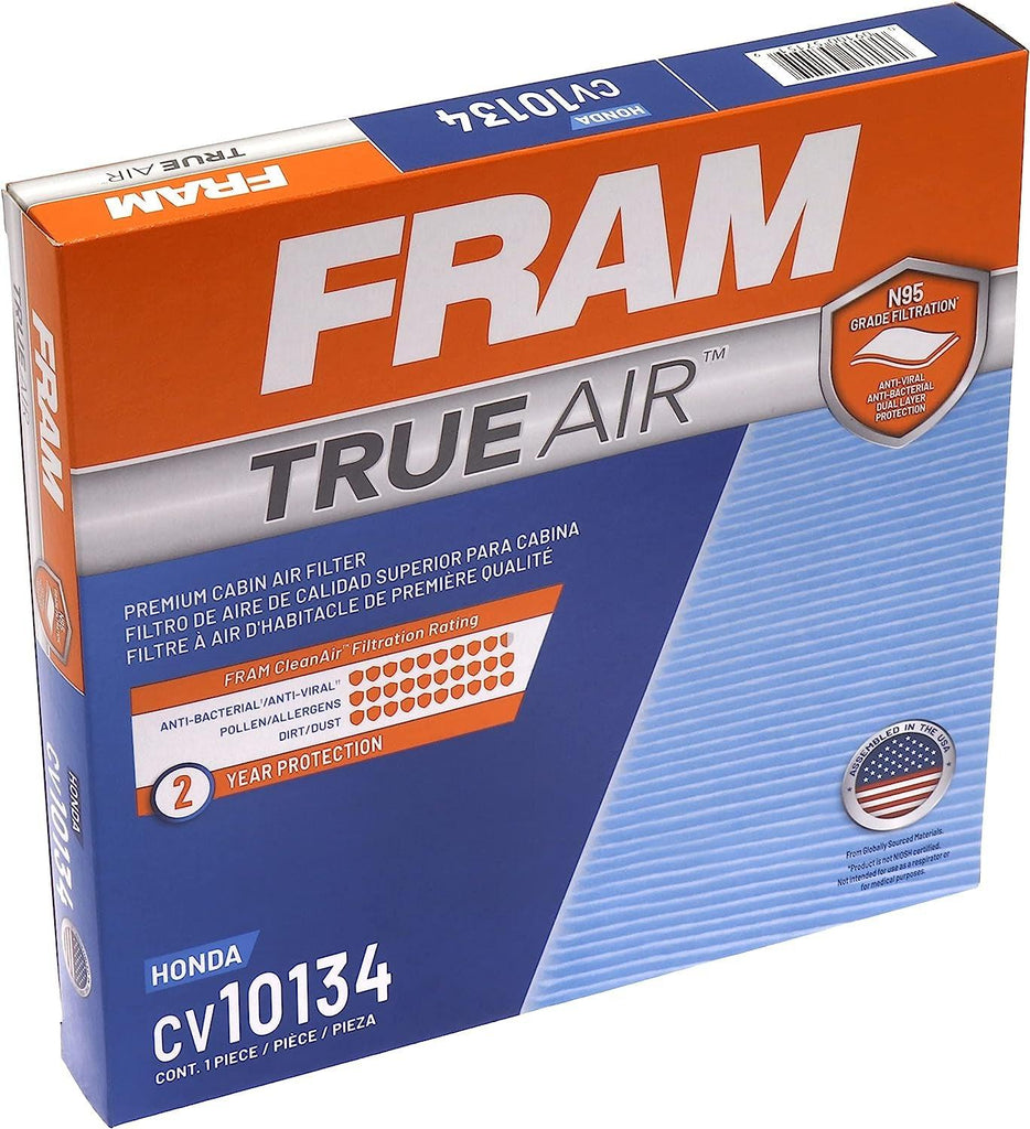 Automotive Replacement Trueair Cabin Air Filter for Car Passenger Compartment with Dual-Layered Filter (CV10134), 2 Pack