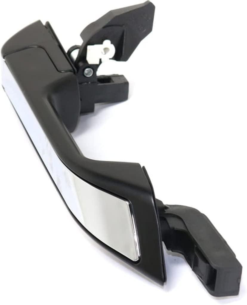 For Honda Odyssey Exterior Door Handle Rear, Passenger Side Silver Handle (2011-2017) | Trim:All Submodels