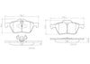 Brembo Front Disc Brake Pad Set for 02-08 Cooper (P06030N)