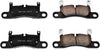 17-1453, Z17 Rear Ceramic Brake Pads with Hardware