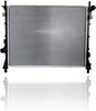 Radiator -  Compatible/Replacement for 13489 15-20 Ford Mustang Convertible/Coupe 5.0L without Performance Package, 15-17 3.7L Engine - Plastic Tank Aluminum Core
