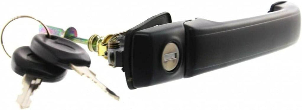 Compatible with Volkswagen Golf 1993-1999 Exterior Door Handle Driver or Passenger Front, Side Black | with Key Hole | Trim:All Submodels | VW1311103 | 1HM8372083FZ