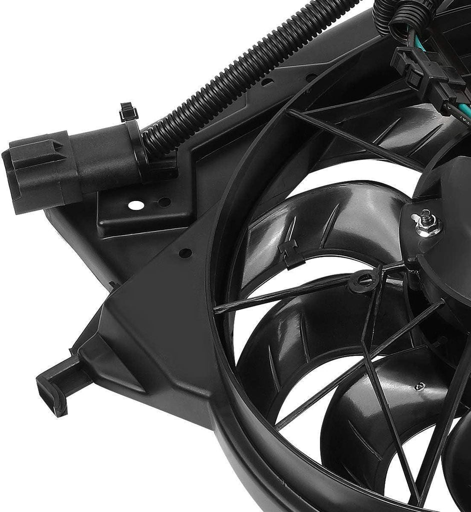 OEM-RF-0087 Factory Style Radiator Cooling Fan Assembly Cooling Efficiency Improved Direct Replacement [Compatible with 00-02 Ford Focus]