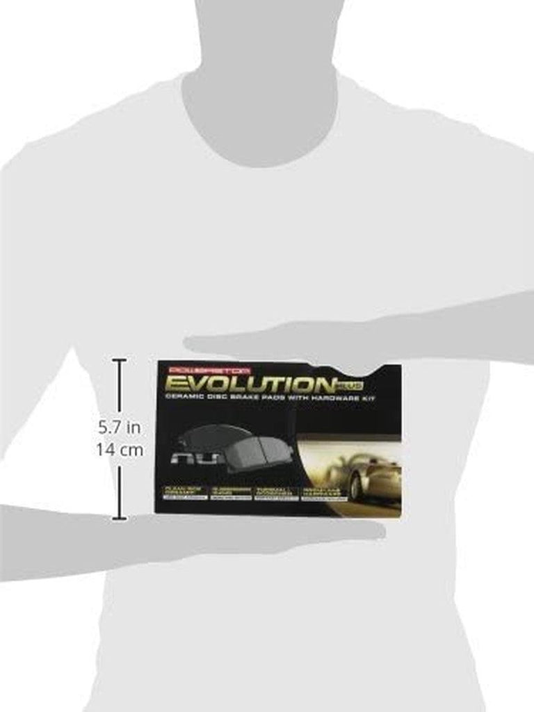 17-898, Z17 Rear Ceramic Brake Pads with Hardware