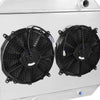 RA+FS-F10068-2 Dual Core 2-Row Radiator W/Fan Shroud Compatible with 1968-1979 F-100 F-150 F-250 Pickup / 1978-1979 Bronco