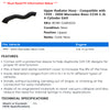 Upper Radiator Hose - Compatible with 1999 - 2000 Mercedes-Benz C230 2.3L 4-Cylinder GAS